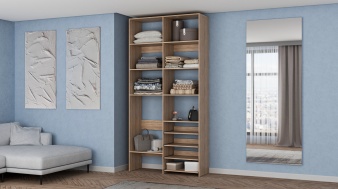 Стеллаж для одежды Мирта 80 BMS из ЛДСП