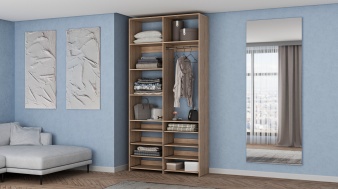 Стеллаж для одежды Мирта 83 BMS из ЛДСП