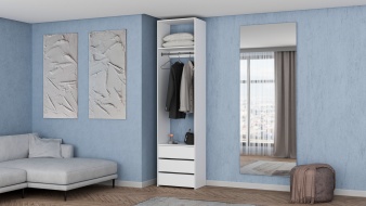 Стеллаж для одежды Мирта 33 BMS из ЛДСП