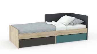 Низкая Кровать с 2-мя ящиками Jackie BMS