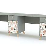 Письменный стол для двоих Эльза 3 BMS - Фото 6