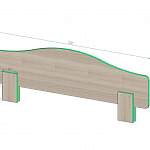 Чертеж Бортик для кровати Бельчонок BMS