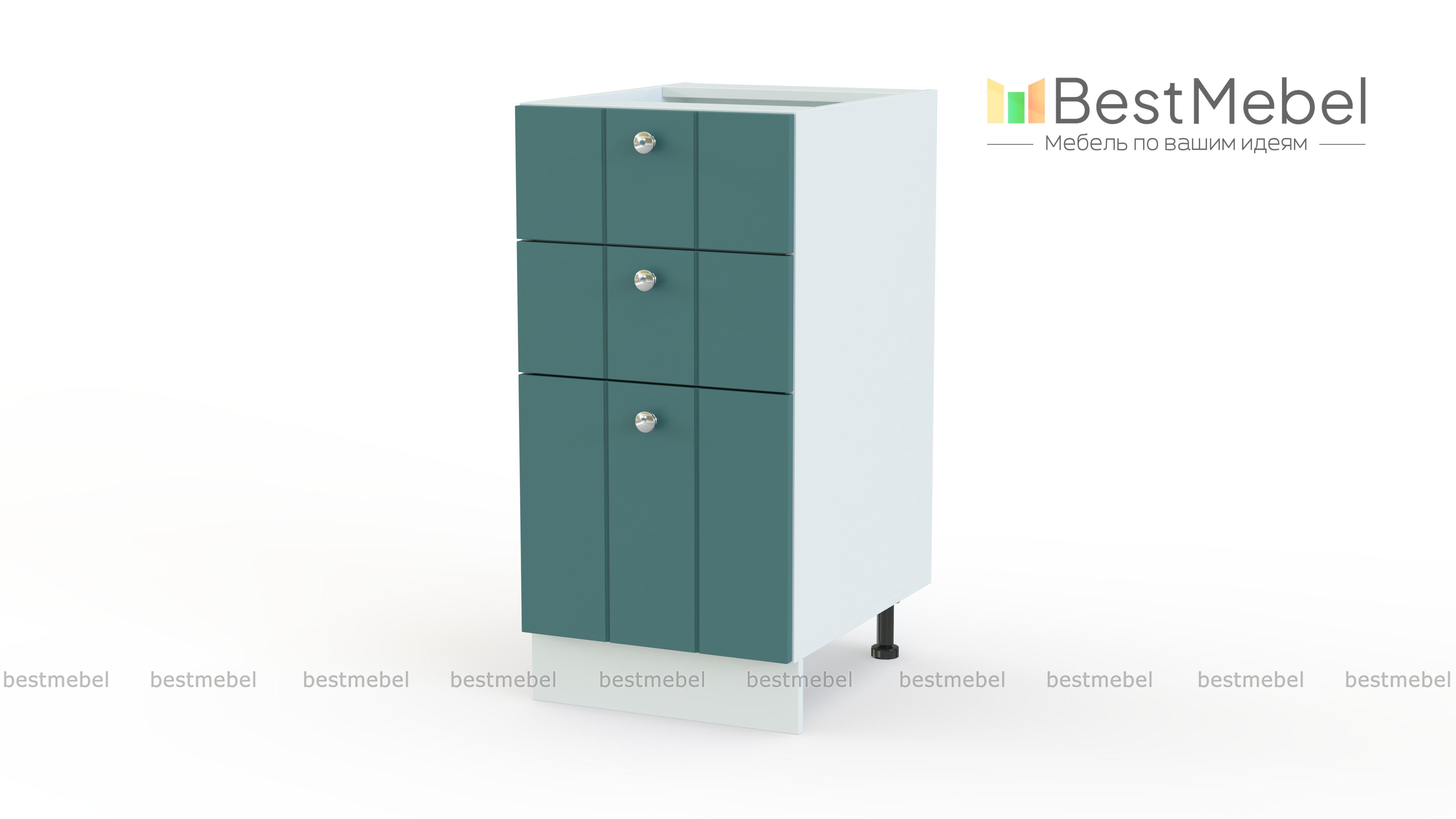 Шкаф нижний с 3-мя ящиками Прованс BMS - Фото