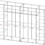 Схема сборки Шкаф распашной Декарт 6 BMS