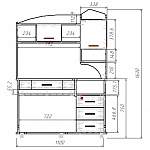 Схема сборки Письменный стол Мерлин 5 BMS
