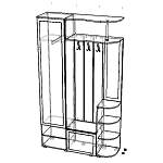 Прихожая Ксения-2 BMS