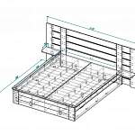 Чертеж Кровать Тампа 1 BMS