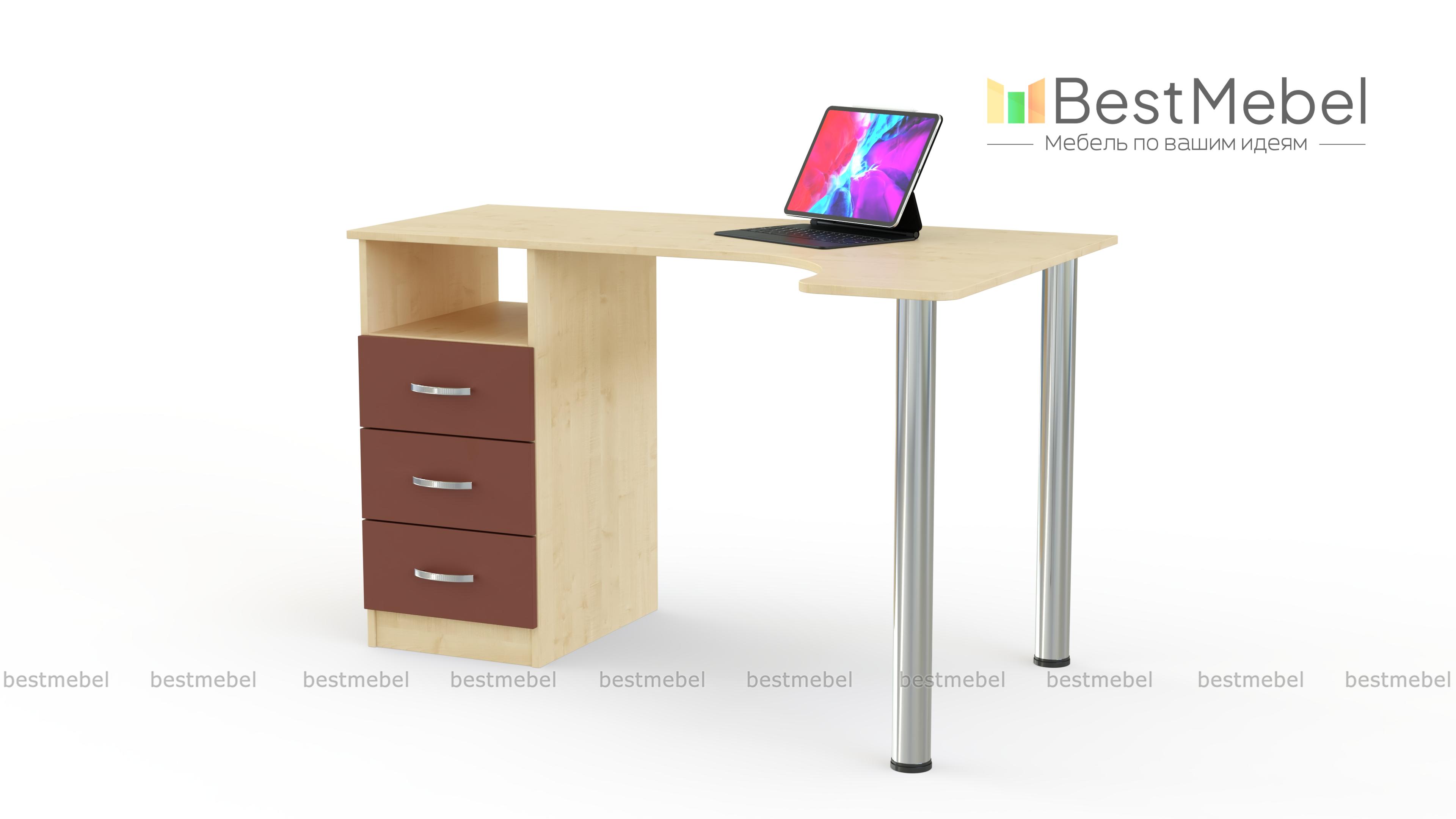 Письменный стол Беллатриса 1 BMS - Фото