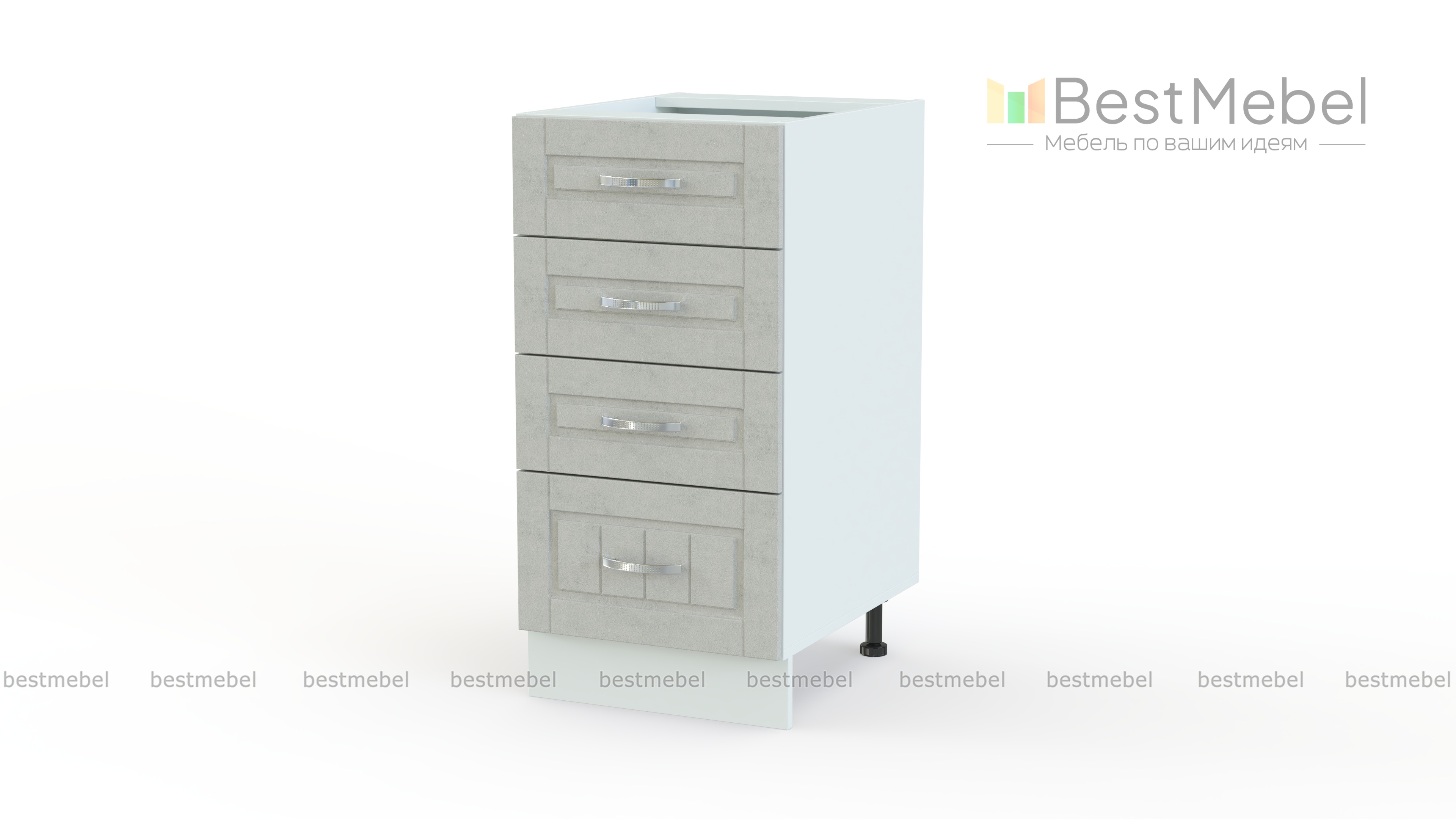 Шкаф нижний Лондон 4 ящика BMS