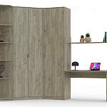 Угловой шкаф со столом Фан-10 BMS - Фото 5