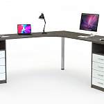 Угловой письменный стол для двоих Нико 80 BMS - Фото 5