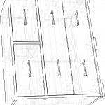Чертеж Комод Бемби К-2 BMS