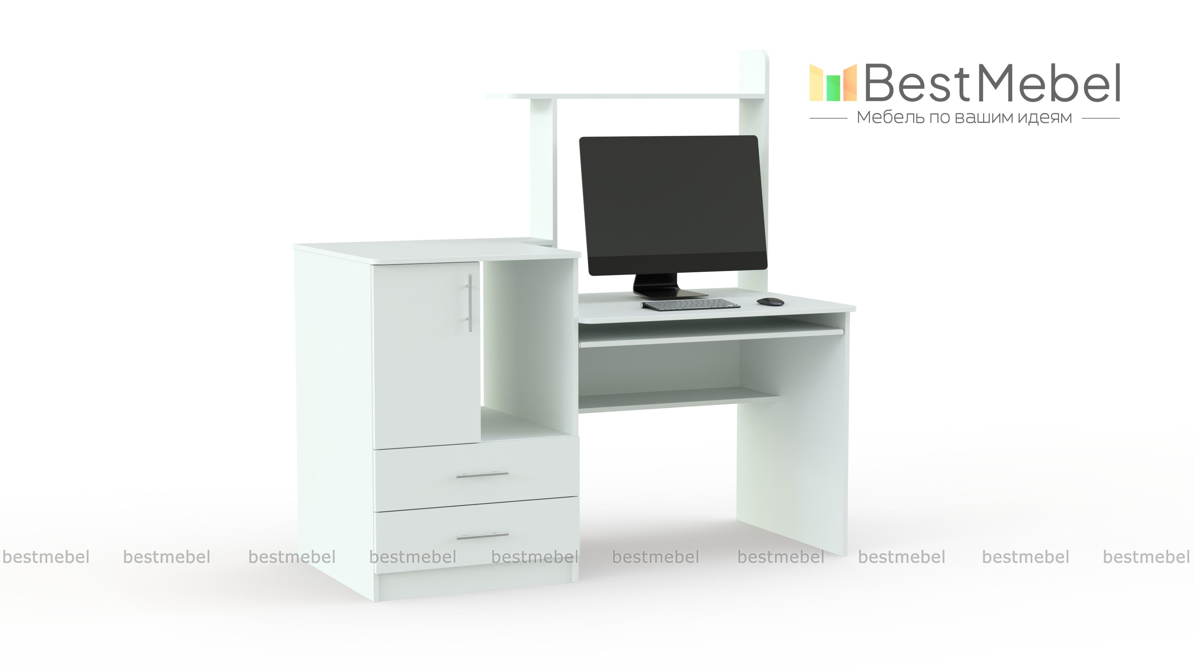 Стол компьютерный №2 Р BMS - Фото