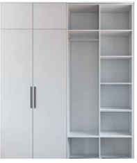 ЭСКИЗ Распашной шкаф Вилета 5  (1000х2600х600)