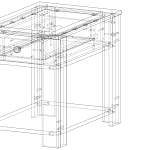 Схема сборки Стол журнальный Кварта-4 BMS