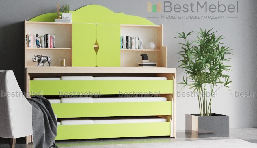 Кровать трехъярусная Дора 18 BMS - Фото