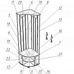 Чертеж Вешалка угловая Дино 1 BMS