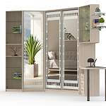 Шкаф-купе угловой со столом Греция BMS - Фото 2