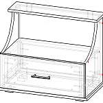 Чертеж Тумба Дарина-1 BMS