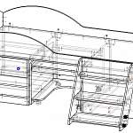 Схема сборки Детская кровать Маугли-121 BMS