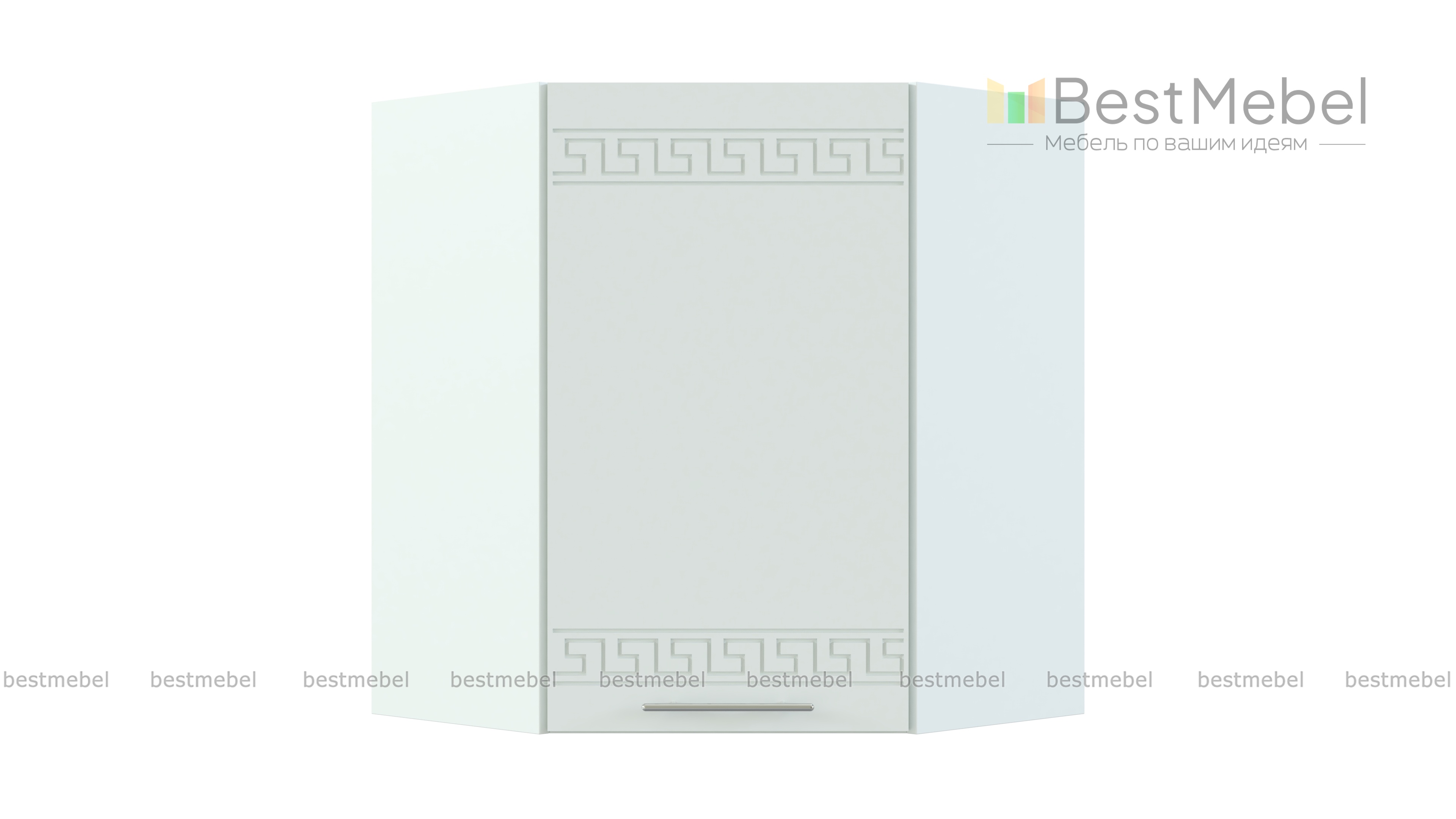 Шкаф навесной угловой 590 Греция BMS