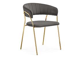 Стул на металлокаркасе Kamelia 1 серого цвета