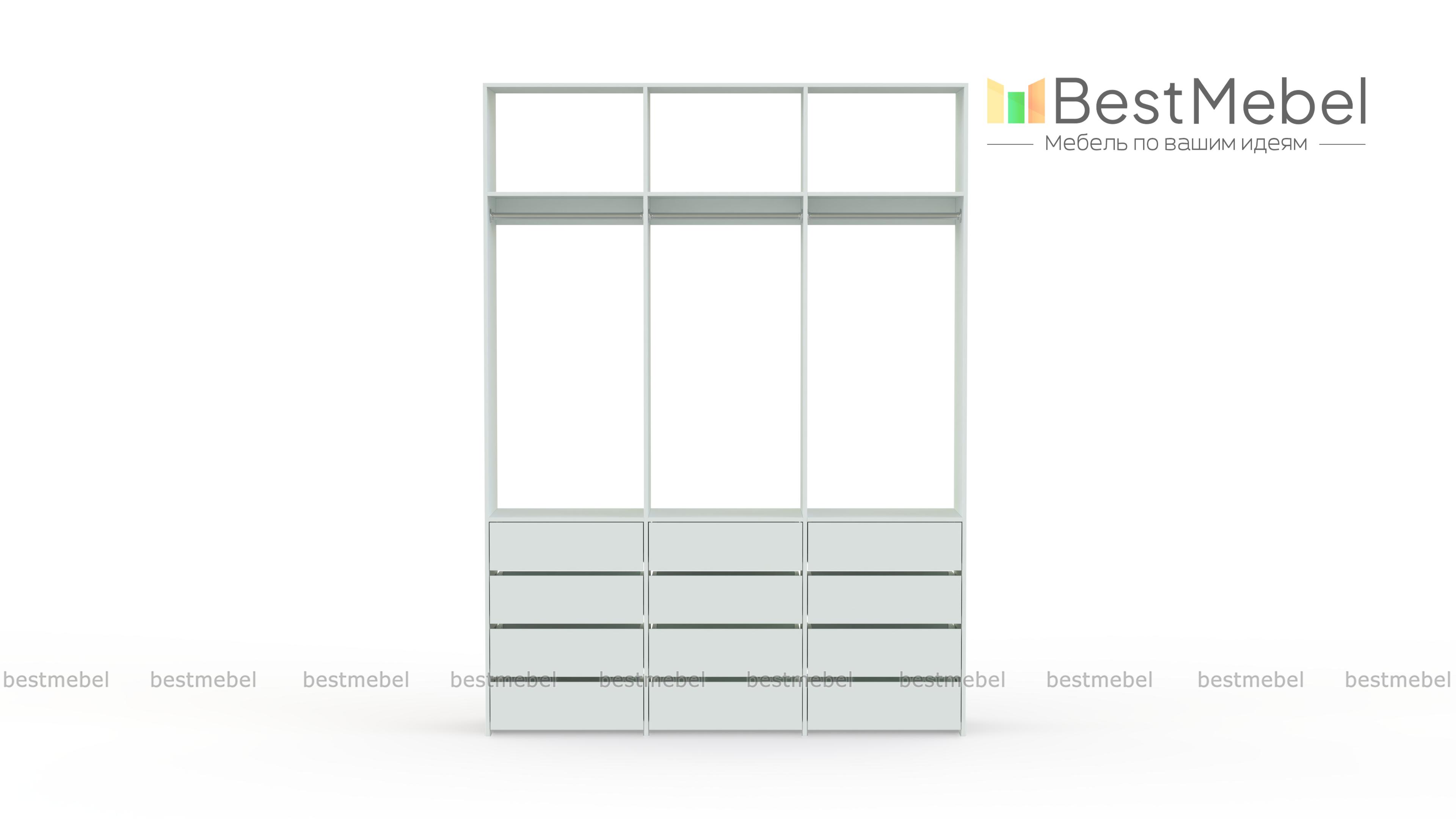 Стеллаж для одежды Мирта 47 BMS - Фото