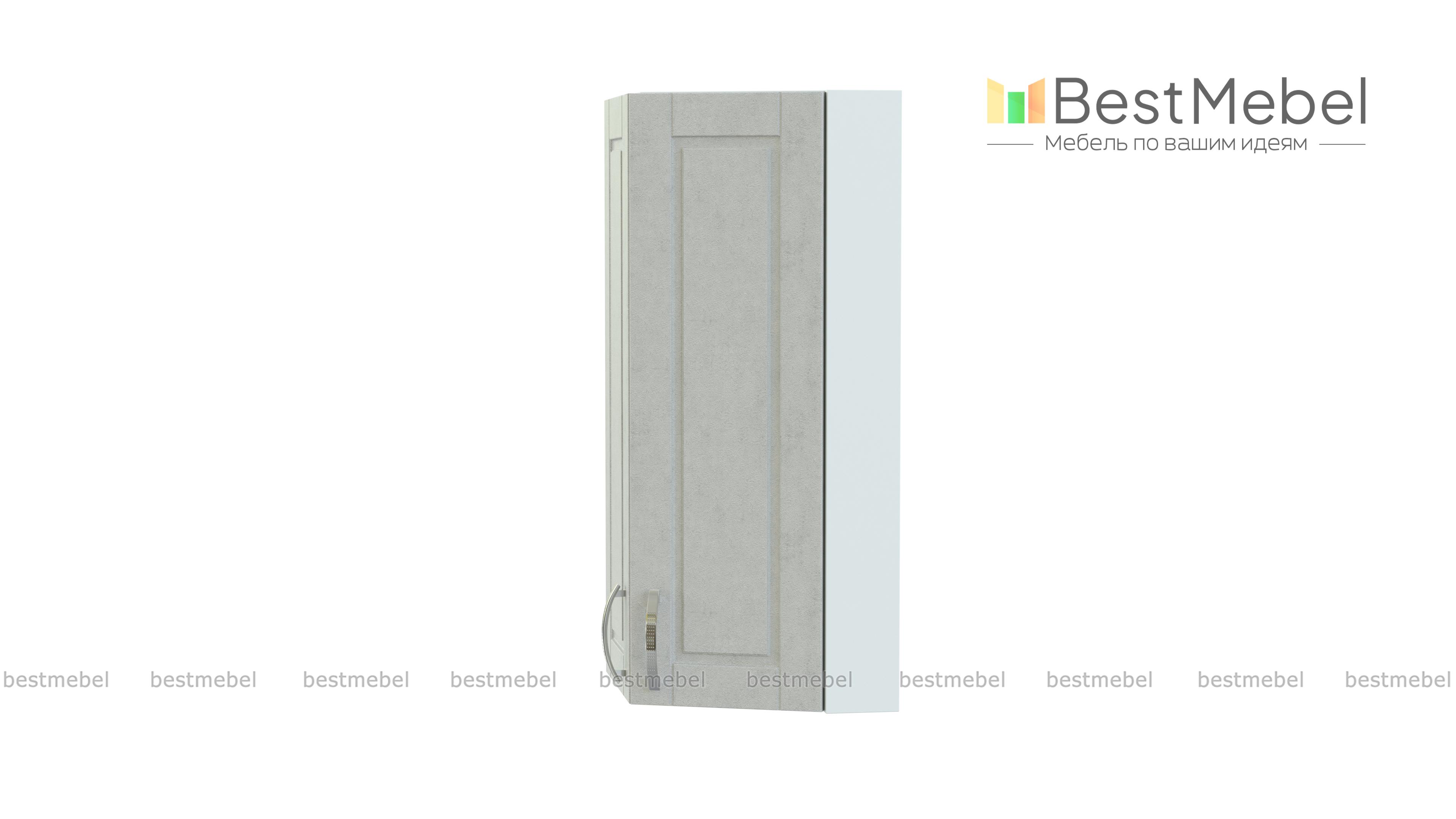 Шкаф верхний Лондон торцевой BMS - Фото