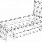 Чертеж Кровать Сибил 5 BMS