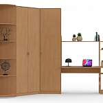 Угловой шкаф со столом Фан-10 BMS - Фото 2