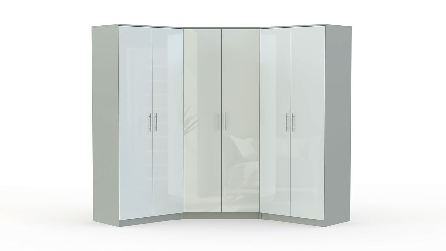 Шкаф угловой Глянец 21 BMS - Фото