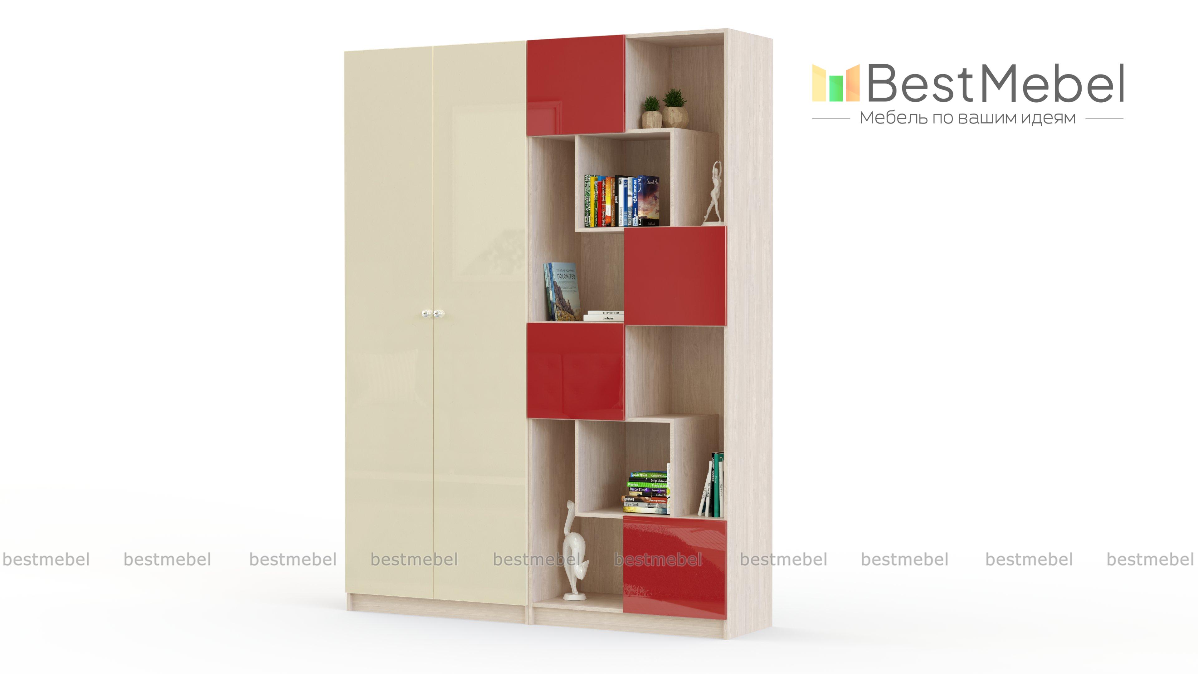 Шкаф-стеллаж Шелби-25 BMS - Фото