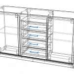 Чертеж Комод-купе СМ-23 BMS