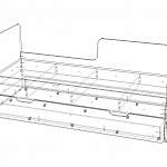 Чертеж Детская кровать Д-9 BMS