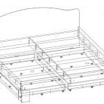 Чертеж Кровать СП-485 BMS