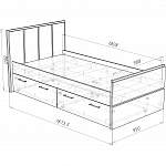 Чертеж Кровать детская Весна BMS