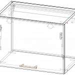 Схема сборки Шкаф верхний горизонтальный Настя BMS
