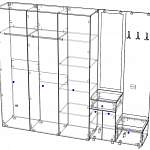 Схема сборки Прихожая Мио 13.2 BMS