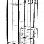 Схема сборки Прихожая Млайн-12 BMS