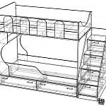Схема сборки Кровать Фанки Кидз - 5 BMS