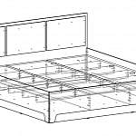 Чертеж Кровать Ристо 2 BMS