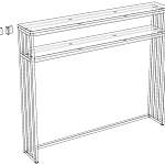 Консольный стол Мартин 3 BMS