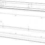 Чертеж Прикроватная тумба Соната 2.0 BMS