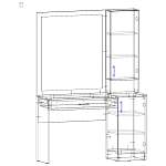 Схема сборки Туалетный стол Ронда BMS