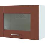 Шкаф верхний горизонтальный остекленный Лофт BMS - Фото 4