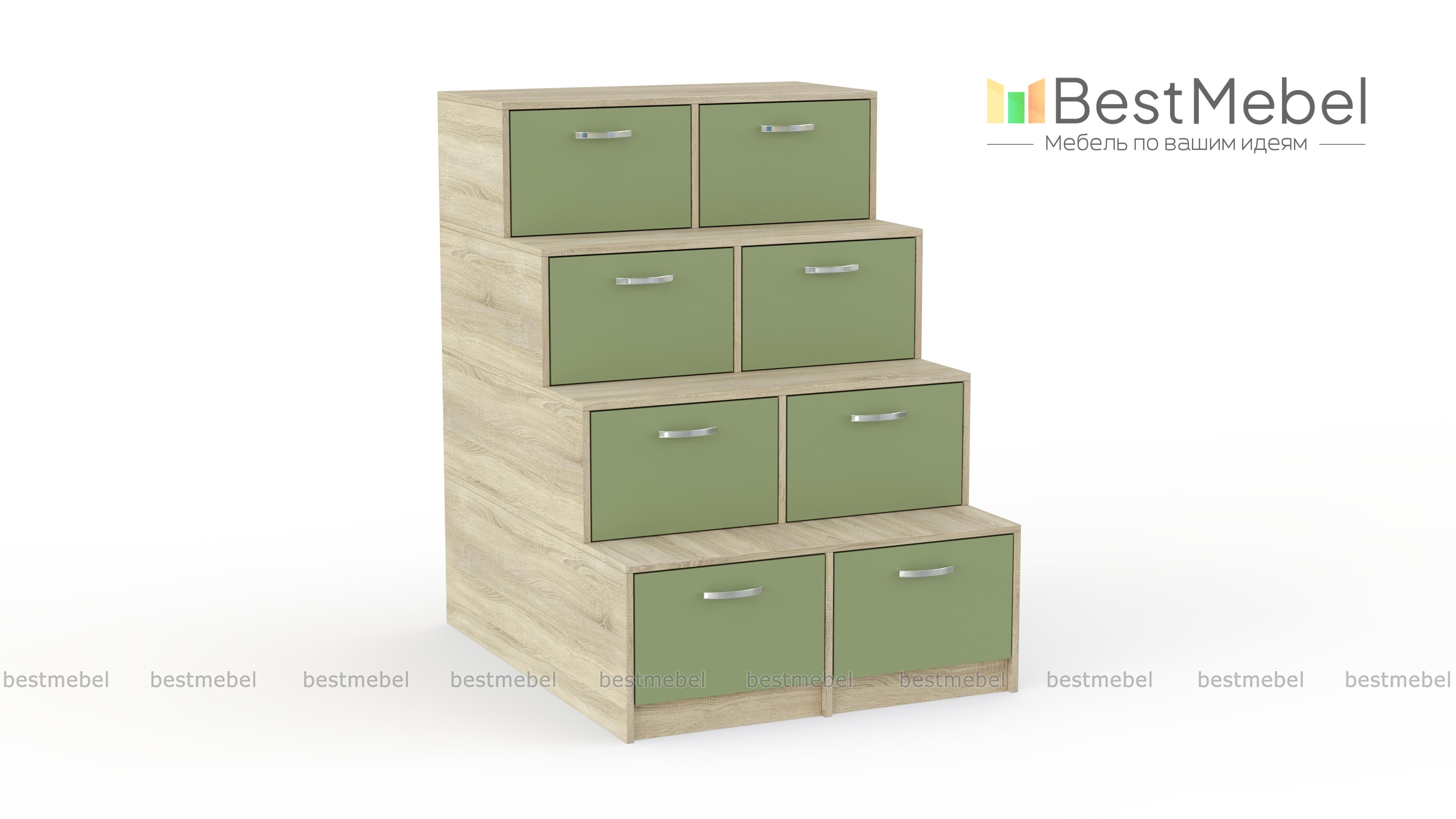 Лестница для кровати Роза 6 BMS - Фото