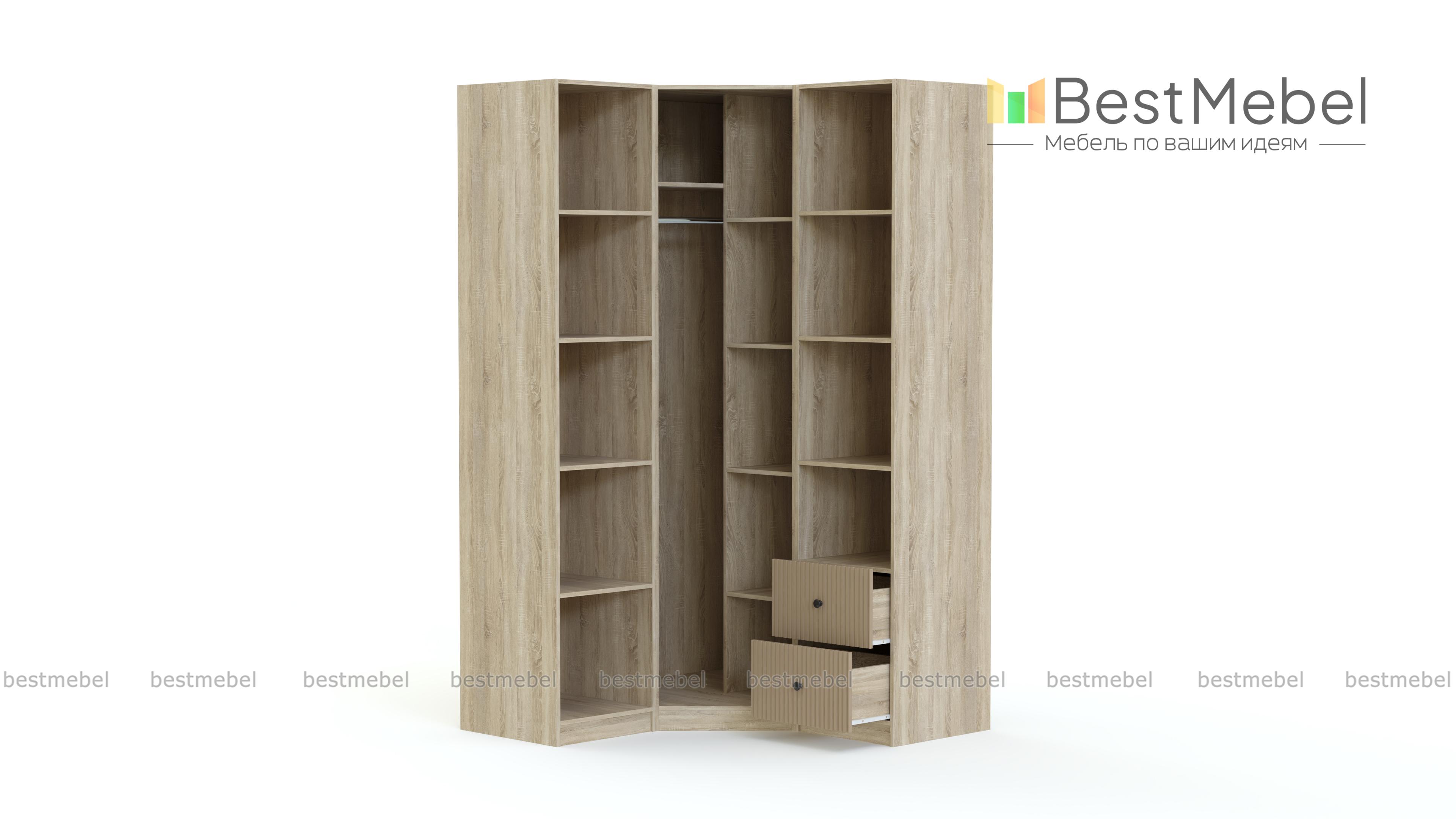Шкаф угловой Клэр 7 BMS - Фото
