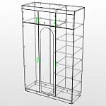 Чертеж Распашной шкаф Татьяна BMS