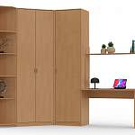 Угловой шкаф со столом Фан-10 BMS - Фото 1