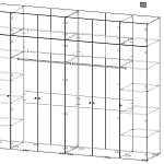 Схема сборки Шкаф распашной Джосс 12 BMS